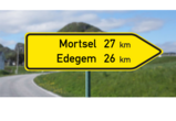 Road Sign - 2 Cities