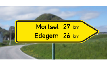 Road Sign - 2 Cities