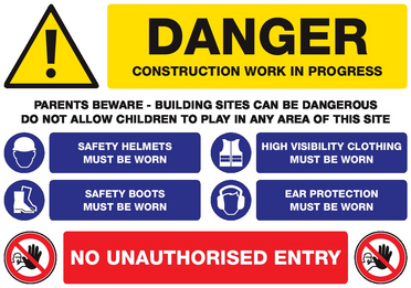 Danger - Construction work